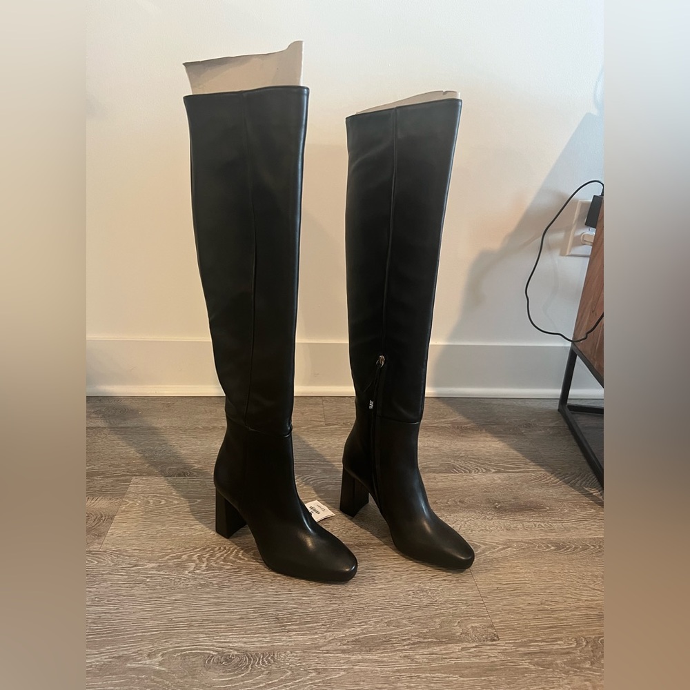 Zara leather boots